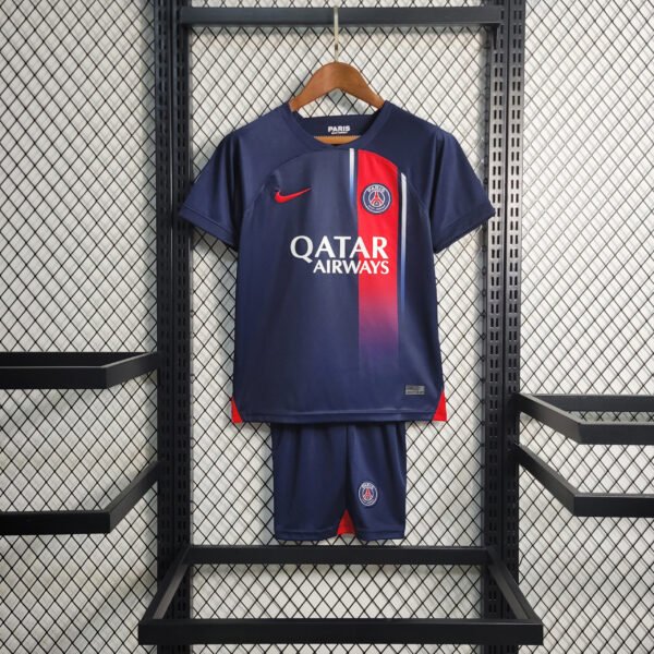 PSG Kylian Mbappe 7 Heimtrikot Kinder Mini Kit 2023-2024
