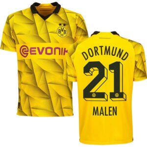 Borussia Dortmund Donyell Malen 21 Third Cup Trikot 2023-2024