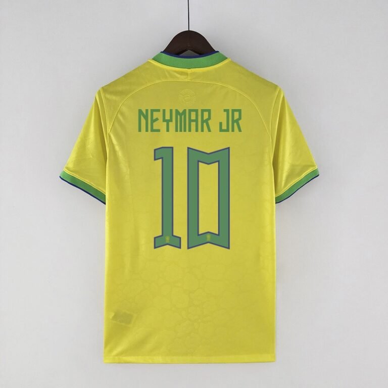 Brasilien Neymar JR 10 Home Trikot WM 2022