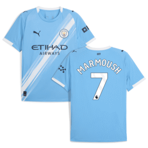 Manchester City Omar Marmoush 7 Home Trikot 2025-2026