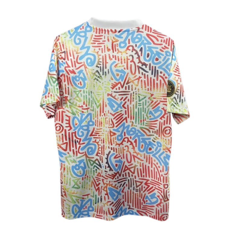 Olympique Marseille Afrika Sondertrikot 2024-2025 - Weiß