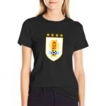 Uruguay Damen Kurzarm Rundhals T-Shirt Casual Sommer Tops