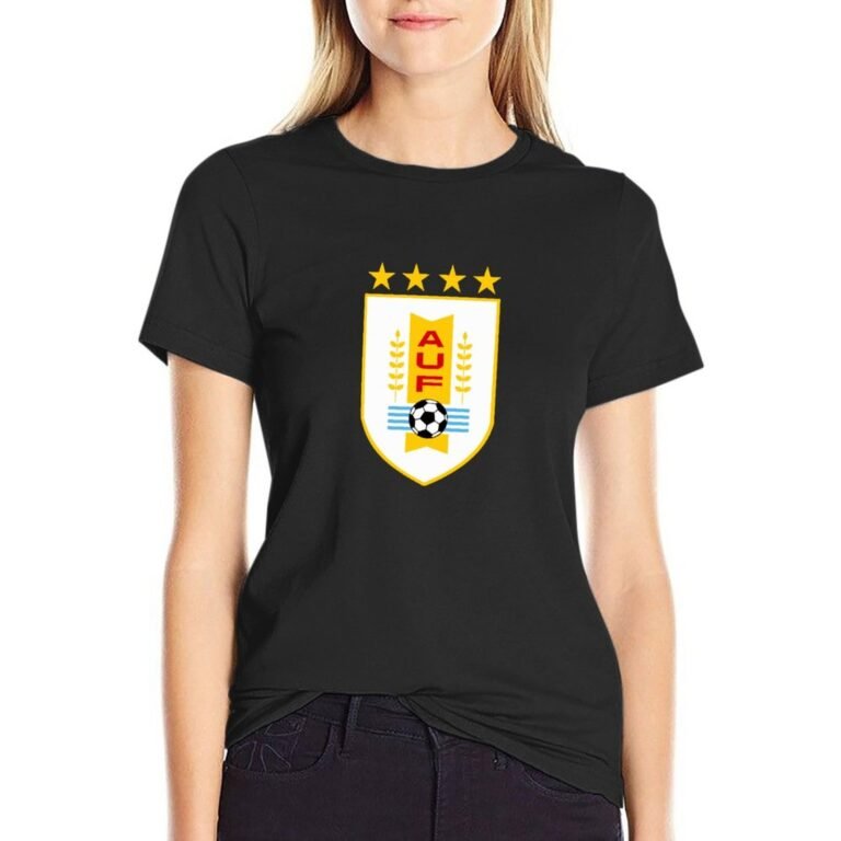 Uruguay Damen Kurzarm Rundhals T-Shirt Casual Sommer Tops