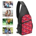 FC Heidenheim Crossbody Backpack Leichte Umhängetaschen Sling-Rucksack