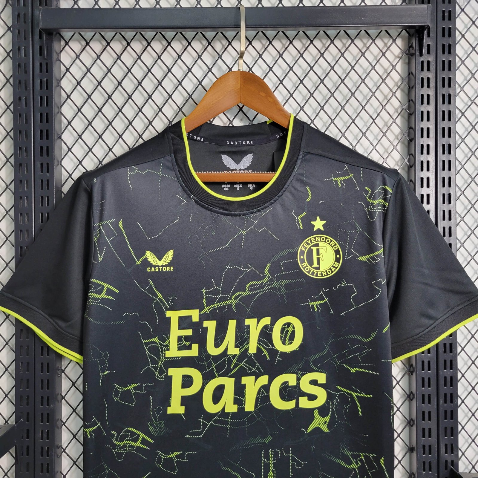 Feyenoord Rotterdam Away Trikot 2023-2024 - Schwarz Feyenoord Rotterdam Away Trikot 2023-2024 - Schwarz