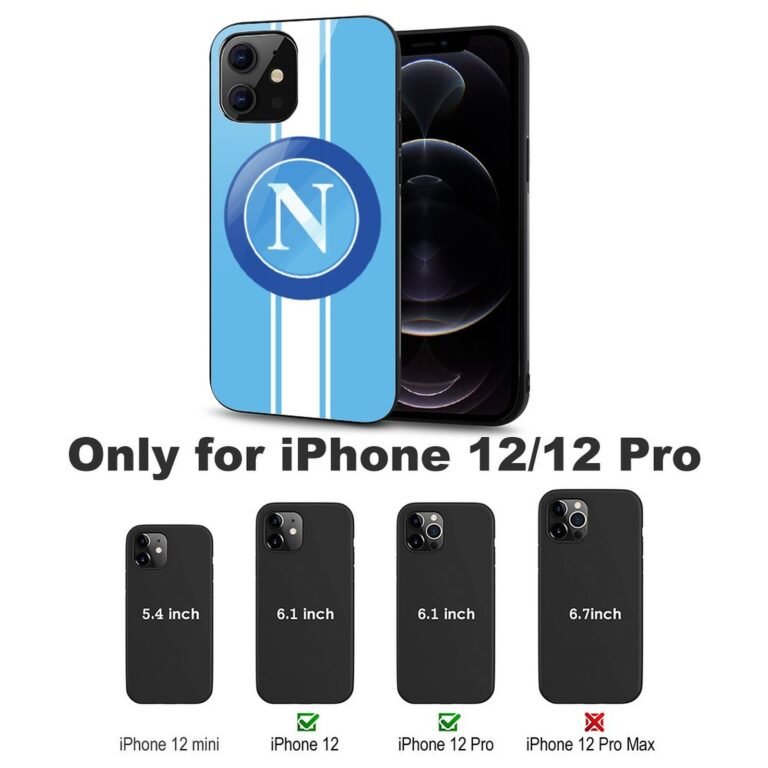 SSC Neapel Stoßfest Glaskasten Handyhüllen & Cover Für IPhone 12