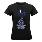 Tottenham Hotspur Damen Kurzarm Rundhals T-Shirt Casual Sommer Tops
