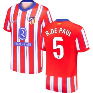 Atletico Madrid Rodrigo De Paul 5 Home Trikot 2024-2025