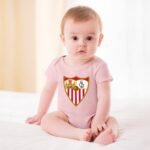 Sevilla FC Baby Bodysuit Strampler Schlafanzug Mit Kurzen Ärmeln