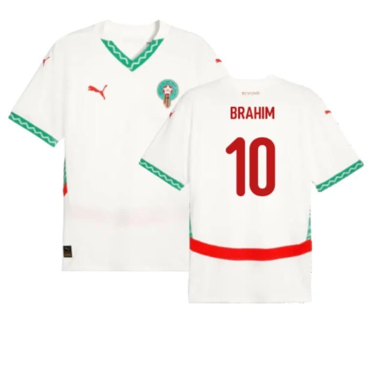 Marokko Brahim Diaz 10 Away Trikot 2024-2025