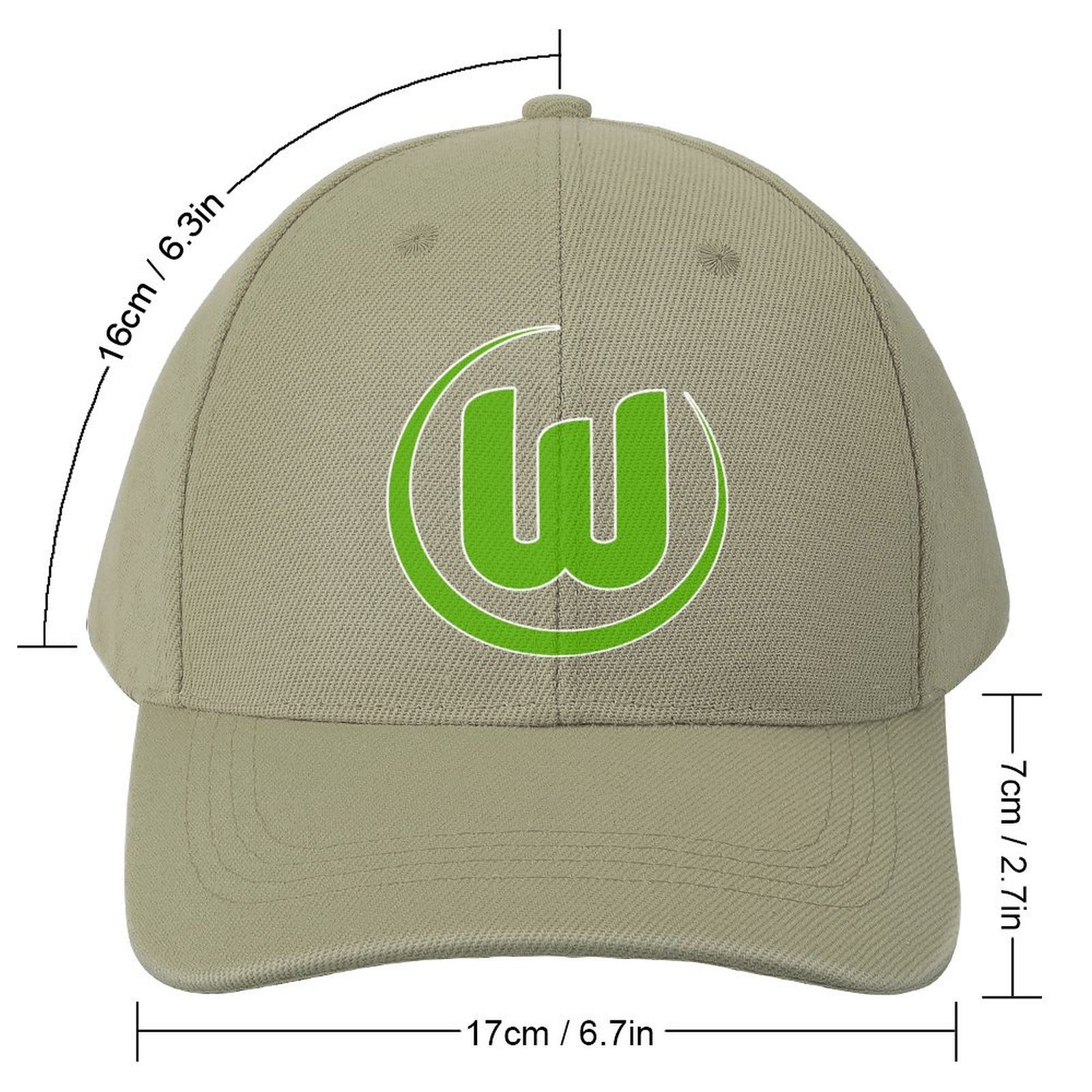 Unisex VfL Wolfsburg Baseball Cap Verstellbar Reine Farbe Baseballkappe Mütze Unisex VfL Wolfsburg Baseball Cap Verstellbar Reine Farbe Baseballkappe Mütze