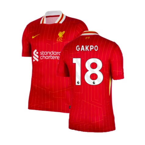FC Liverpool Cody Gakpo 18 Home Trikot 2024-2025