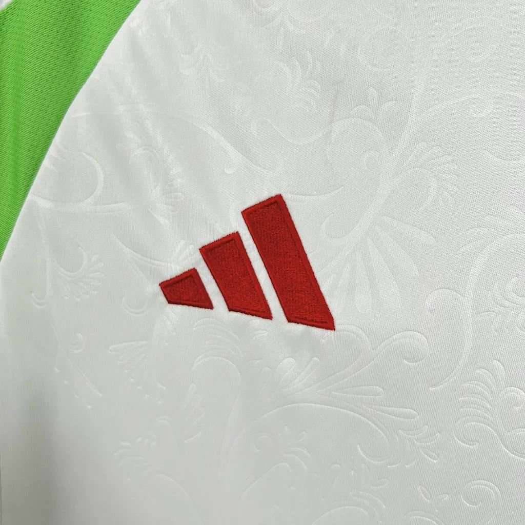 Algerien Amine Gouiri 11 Home Trikot 2024-2025 Algerien Amine Gouiri 11 Home Trikot 2024-2025