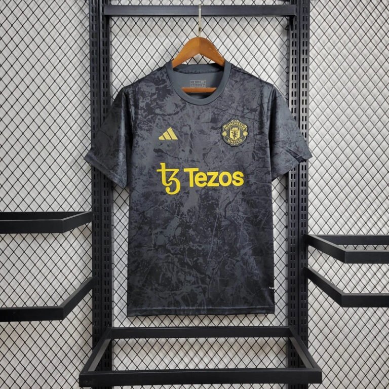Manchester United x Stone Roses Sondertrikot 2023-2024 - Schwarz