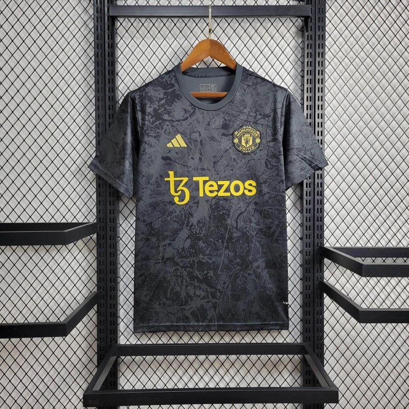 Manchester United x Stone Roses Sondertrikot 2023-2024 - Schwarz Manchester United x Stone Roses Sondertrikot 2023-2024 - Schwarz