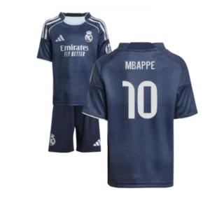 Real Madrid Kylian Mbappé 10 Auswärtstrikot Kinder 2025-2026
