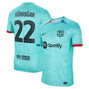 FC Barcelona Ilkay Gündogan 22 Third Trikot 2023-2024