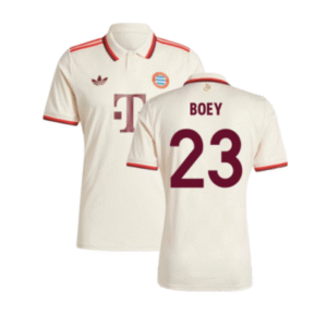 FC Bayern München Sacha Boey 23 Third Trikot 2024-2025