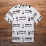 Juventus FC Unisex 3D Vollständig Druck Kurzarm T-Shirts Beiläufige Tee Tops