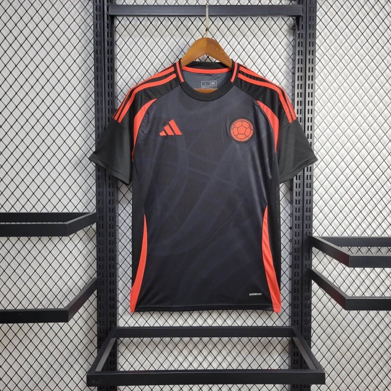 Kolumbien Away Trikot 2024-2025 - Schwarz Kolumbien Away Trikot 2024-2025 - Schwarz