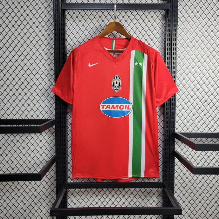 Juventus Away Retro Trikot 2005-2006 - Rot