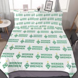 Werder Bremen Bettwäscheset 3 Stück Kinder Erwachsene Steppdeckenbezug Steppdeckenbezug Multi Size Laken Set