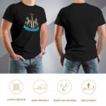 Newcastle United Core Stretch Slim Cneck Gildan Tee T-Shirt Herren