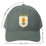 Uruguay Baseball Cap Verstellbar Reine Farbe Baseballkappe Mütze