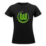 VfL Wolfsburg Damen Kurzarm Rundhals T-Shirt Casual Sommer Tops