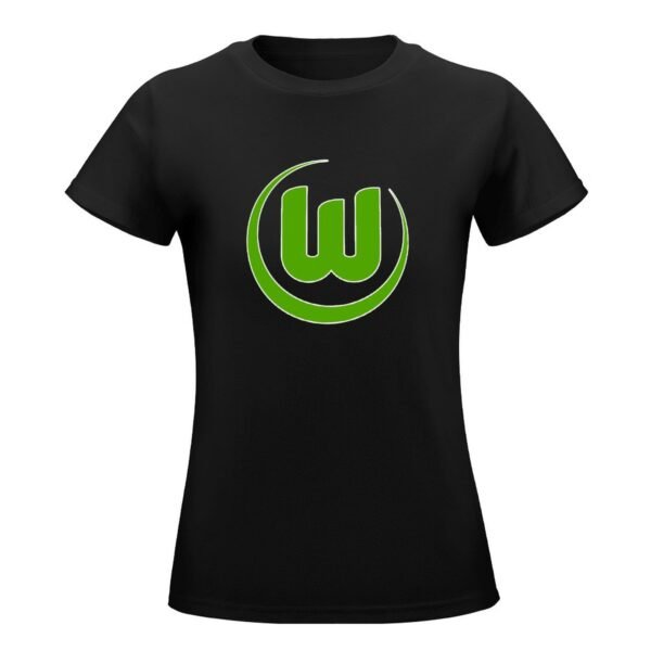 VfL Wolfsburg Damen Kurzarm Rundhals T-Shirt Casual Sommer Tops