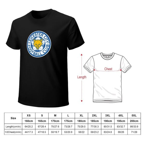 Leicester City Core Stretch Slim Cneck Gildan Tee T-Shirt Herren