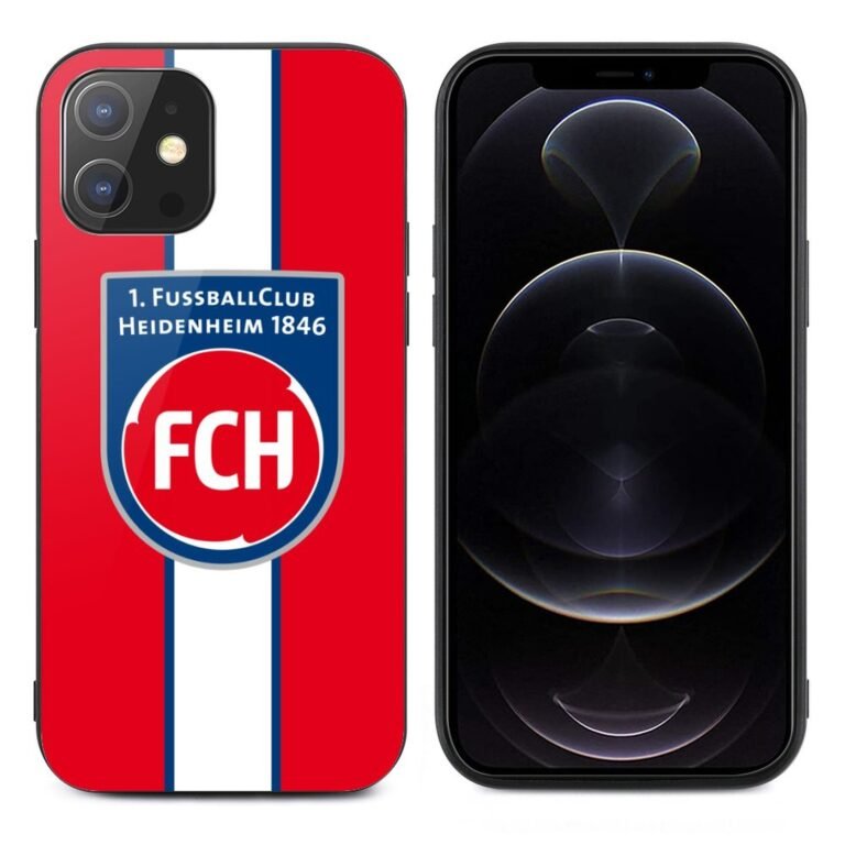 FC Heidenheim Stoßfest Glaskasten Handyhüllen & Cover Für IPhone 12