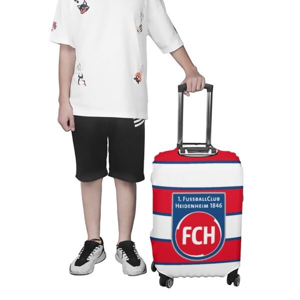 FC Heidenheim Gepäckschutz Elastisches Design Staubdicht Und Anti-Kratz-Gepäckhülle