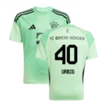 FC Bayern München Jonas Urbig 40 Home Torwart Trikot 2025-2026