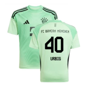 FC Bayern München Jonas Urbig 40 Home Torwart Trikot 2025-2026