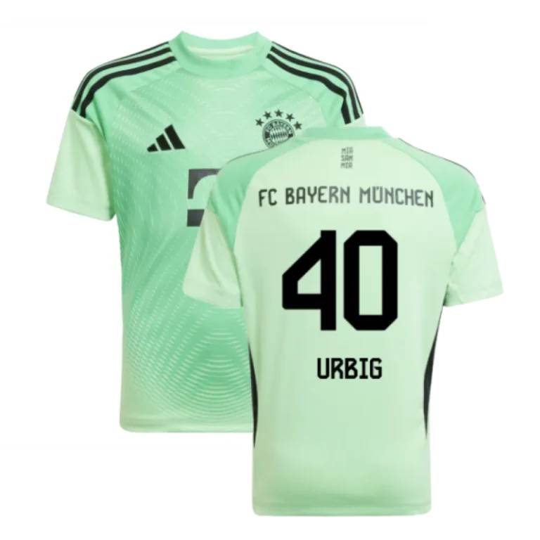 FC Bayern München Jonas Urbig 40 Home Torwart Trikot 2025-2026