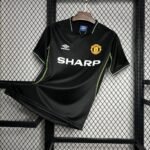 Manchester United Retro Third Trikot 1998-1999 - Schwarz