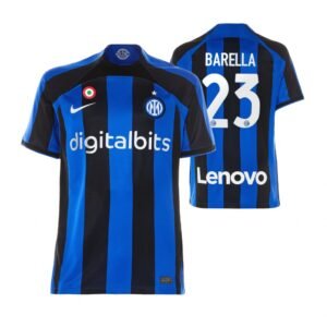 Inter Mailand Nicolo Barella 23 Home Trikot 2022-2023