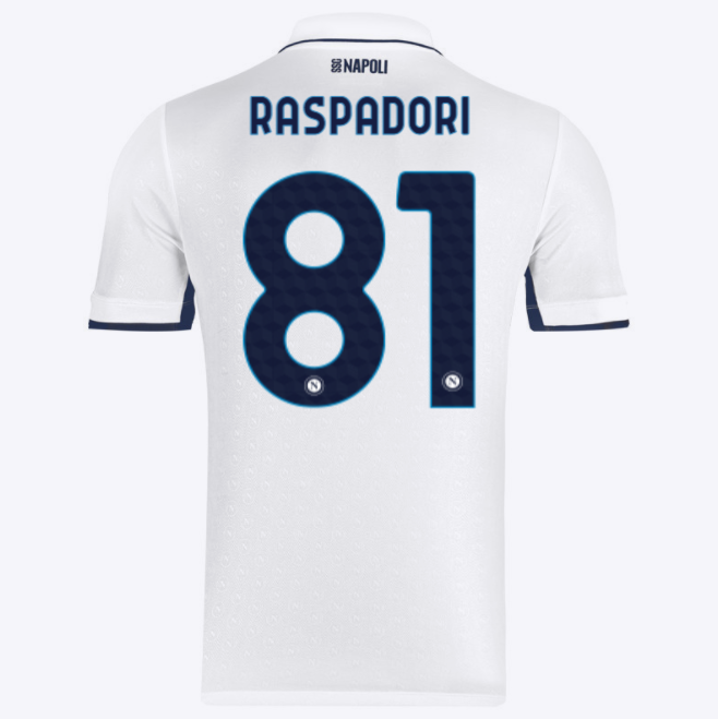 SSC Neapel Giacomo Raspadori 81 Away Trikot 2024-2025