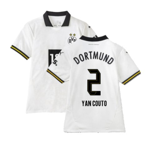 Borussia Dortmund Yan Couto 2 Third UCL Trikot 2024-2025