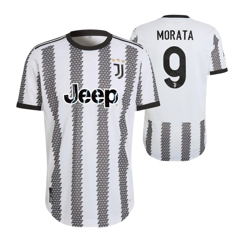 Juventus Alvaro Morata 9 Home Trikot 2022-2023 Juventus Alvaro Morata 9 Home Trikot 2022-2023