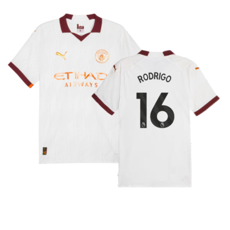 Man City Rodrigo 16 Away Trikot 2023-2024