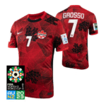 Kanada Julia Grosso 7 Home Trikot WM 2023