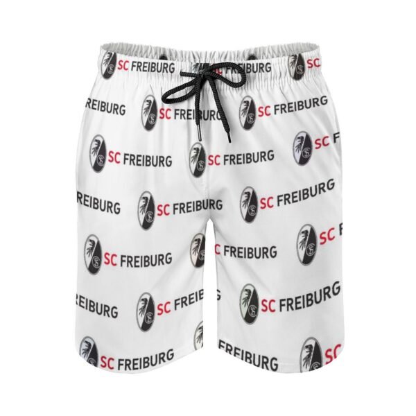 SC Freiburg Herren Badehose Schnelltrocknende Strandshorts Mit Tasche Kordelzug Shorts