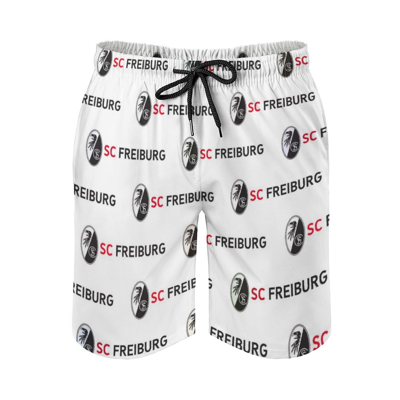 SC Freiburg Herren Badehose Schnelltrocknende Strandshorts Mit Tasche Kordelzug Shorts SC Freiburg Herren Badehose Schnelltrocknende Strandshorts Mit Tasche Kordelzug Shorts