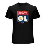 Olympique Lyonnais Core Stretch Slim Cneck Gildan Tee T-Shirt Herren