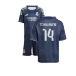 Real Madrid Aurélien Tchouaméni 14 Auswärtstrikot Kinder 2025-2026