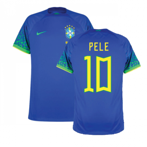 Brasilien Pelé 10 Away Trikot WM 2022 Brasilien Pelé 10 Away Trikot WM 2022
