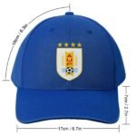 Uruguay Baseball Cap Verstellbar Reine Farbe Baseballkappe Mütze