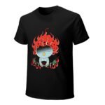 Octopus Japanese Tatoo Herren Core Stretch Slim Cneck Tee T-Shirt